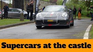 Supercars Arriving At The Castle - Haspengouw Tour 2019 - Akrapovic GT3, 812 Superfast And More