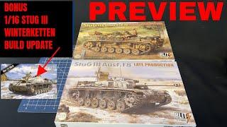 Takom's 1/35 StuG III Ausf F8  Early & Late Production Preview +1/16 Das Werk Winterketten update.