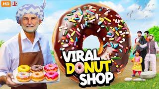 Viral Donuts Shop Cartoon | PopCorn Kahani Tv