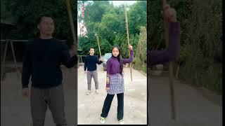 Kungfu china master 158/Hướng dẫn múa gậy #霞光腊月#kungfu #wing chun