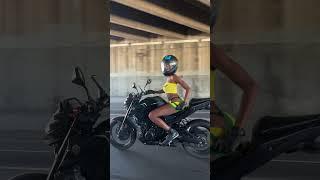 Your favorite motorcycle girl  #bikergirl #shorts #motorcycle