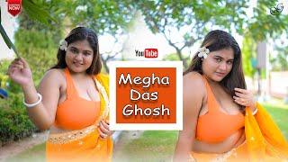 DHVANI FASHION GEORGETTE SAREE FEAT MEGHA DAS GHOSH VIDEO | 2024