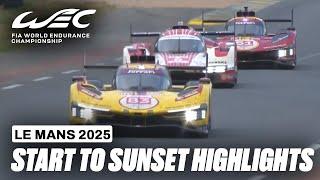 Extended Highlights | Start to Sunset | 24 Hour Le Mans 2025 | FIA WEC