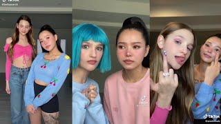 Anokhinalz и Bella Poarch тикток. Tiktok. Trends. Тикток. Тренды.