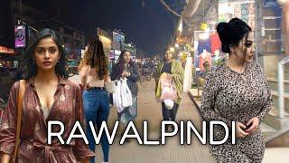 Rawalpindi Night Walk 4K HDR (2025) | Exploring Commercial Market, Satellite Town