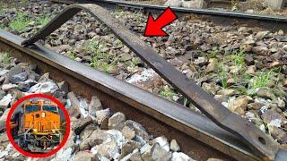 Train vs metal bar Experiments OMG  || Train Experiments @TrainExperiments