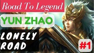 Lonely Road [Road to Legend #1] | Yun Zhao Gameplay Mobile Legends