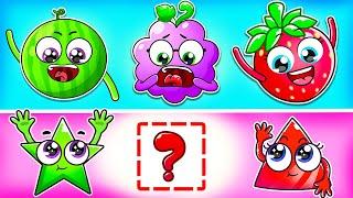 Rescue Shapes From Color Prison 🟡🟥 Shapes Song | Yum Yum English Kids Songs