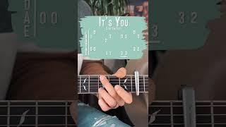 It’s You Ali Gatie Guitar Tutorial // It’s You Guitar Lesson #shorts