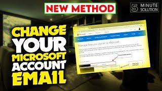 How to change your Microsoft account email 2024