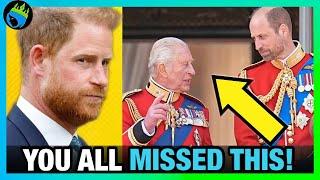 Prince Harry RUINED by King Charles & Prince William's SECRET DIG During TROOPING THE COLOUR!