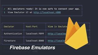 Working with Firebase emulators