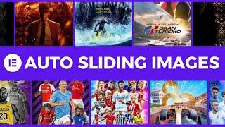 How to Create an Auto Scrolling Image Slider in Elementor | Infinite Scrolling Image Slider Tutorial