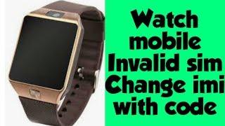 How to solve invalid sim problem in the smart watch using Code