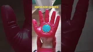 MARVEL IRON MAN REPULSOR GLOVES #shorts #marvel #ironman #repulsor #gloves #asmr #trending #viral