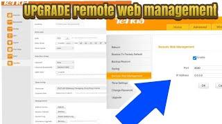 CARA UPgrade ROUTER TENDA AGAR SUPPORT remote web management | tenda n300 | tenda n3 |tenda 318 n630