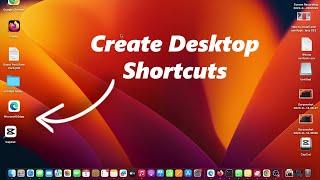 MacOS Ventura: How To Create Desktop Shortcuts On Mac/MacBook