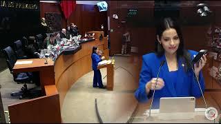 Sen. Laura Esquivel Torres, en contra del dictamen la Constitución en materia de Guardia Nacional