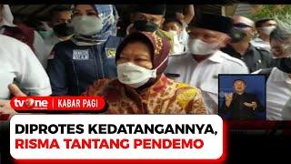 Kedatangan Risma di Lombok Timur Diperotes Mahasiswa & LSM | Kabar Pagi tvOne