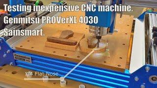 Testing inexpensive CNC machine Genmitsu PROVerXL 4030 / Sainsmart. Is it possible to make inlay?