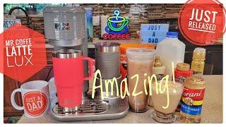 Review Mr. Coffee 4 in 1 Latte Lux Iced Coffee Hot Coffee Maker with Milk Frother   I LOVE IT!!!!