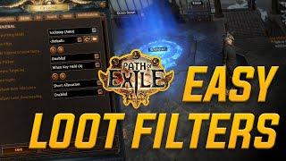 How to install loot filter - Path of Exile ( PoE ) easy loot filter install