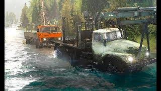 СПАСАЕМ МАШИНЫ ПОСЛЕ ЗЕМЛЕТРЯСЕНИЯ - SpinTires Mudrunner 2017