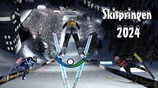 Skispringen 2024 - Wamsi vs Schmitt - Nordische Ski-WM und Nationen Cup