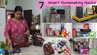 7 Useful Homemaking Hacks-Space & Money Saving Organization Ideas-Home & Kitchen Organization Ideas