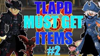 AQW Must Get TLAPD Items #2 |Boss Drops - Seasonal Gear - Merge Shops! Pirate Armors / Sets and More