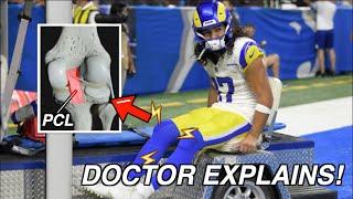 Doctor explains Puka Nacua KNEE injury in 60 seconds