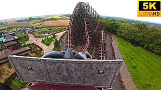 Zadra POV 5K WORLD’S TALLEST HYBRID COASTER! Energylandia, Poland