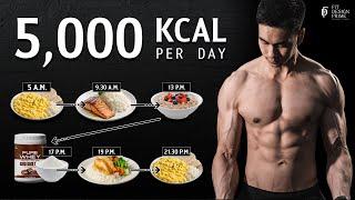 สูตรลับฉบับสร้างกล้าม กินยังไง ให้ได้ 5,000 kcal ต่อวัน I FIT DESIGN PRIME