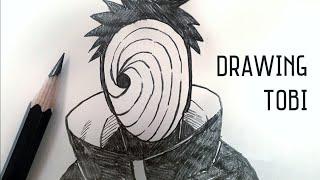 How to draw Tobi step by step