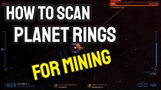 Elite Dangerous How To Scan Planet Rings For Hotspots - Mining Guide Part 3