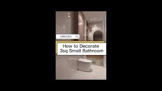 Small Bathroom Design | How to Decorate 3sq Bath for 90’s Young People