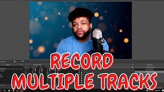 How to record multiple tracks in obs studio