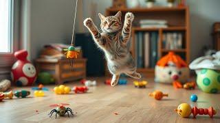 CAT GAMES l Indoor Hunting: Insect Games and Toys for Your Curious Cat l1 Hour