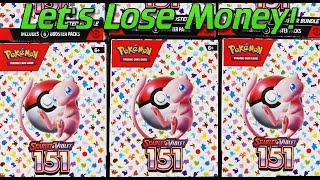 Profit or Loss? 3x Pokemon 151 Booster Bundles