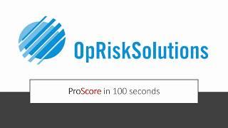 ProScore in 100 seconds