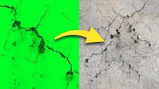 4K Wall Crack Effects!! (VFX Download)