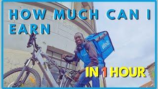 How Much Money Can I Earn in 1 Hour | Wolt Biker #fooddelivery #Wolt #earnings