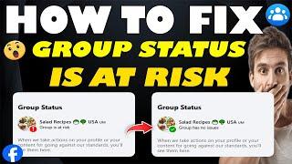 How to Fix "Group is at Risk" on Facebook 2025 | Resolve Group Quality Issues (NEW TRICK)