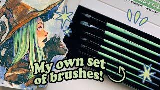 I created a brush set!!  Gretlusky x Craftamo 