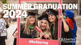 The Class of 2024: Abertay's Summer Graduation