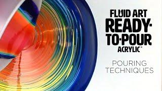 Fluid Art Paint Pouring Techniques! | DecoArt
