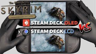 The Elder Scrolls V: Skyrim | Steam Deck OLED VS LCD | Steam OS | Gameplay Comparison w/Commentary