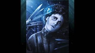 PHOTOSHOP ART ,,EDWARD SCISSORHANDS,, - by @fandom.brian (TheBrianMaps) #shorts #brianmaps