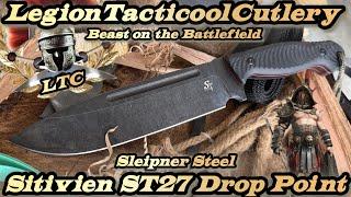 Sitivien ST27 Drop Point in Sleipner steel.