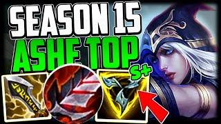 ASHE TOP MONSTER - How to Play Ashe & CARRY Season 15 League of Legends